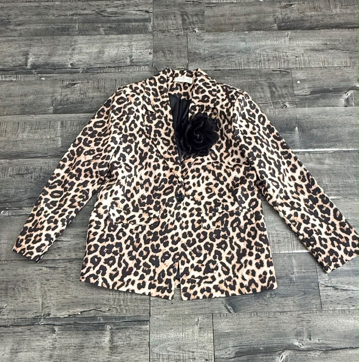 PA0013 Cheetah Print Jacket